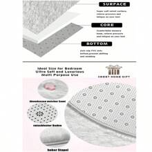 Alfombra redonda de felpa - Rosa - Ver 3