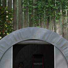 Outsunny 6 X 8ft Outdoor Storage Shed, Waterproof Heavy Duty Portable Shed - 深灰色 - 查看 8