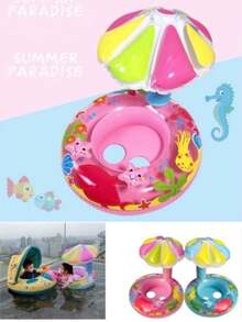 Pool Rafts & Inflatable Ride-Ons - Blue - View 3