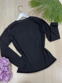 Women T-Shirts - Black - View 2