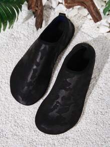 Șosete pentru scufundări, cu uscare rapidă, prietenoase cu pielea în aer liber, pentru surfing, șosete de plajă anti-alunecare, pantofi de înot - Negru - Vizualizare 2