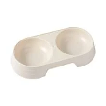 PETSIN 1 pieza Tazón de agua/comida protector para el cuello de mascota de gato, tazón de 4 patas de color macaron de plástico