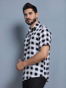 Men Shirts - 黑色 - 查看 3
