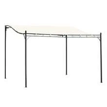 Outsunny 10' X 13' Outdoor Pergola Gazebo, Canopy W/ Drain Holes, Gray - 白色 - 查看 2