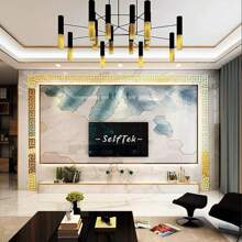 10/20Pcs Mirror Stickers Wall Stickers Removable Peel And Stick Backsplash For Kitchen Room Decor Aesthetic Ceiling Decorations For Bedroom Bathroom Living Room Background Decor