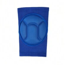 1pc Thick High-Density Sponge Anti-Slip Knee Pad With Elastic Fabric For Sports - Black - View 2