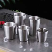 A Stainless Steel Double-Insulated Anti-Scalding And Durable Water Cup, Simple Design, Practical And Stylish, Multiple Capacity Options, Suitable For Use In Family And Self-Service Restaurants, Can Be Used As Cold Drink Cup, Water Cup, Milk Tea Cup Or Coffee Cup, Etc.
