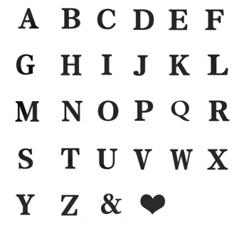 1 Pce Alphabet Mirror Decal Name Sticker Art Silver Acrylic 26 Letters Wall Decals With & Symbol Decorative Mirror Wall Stickers For Wedding Children Baby Girls Birthday Party Bedroom