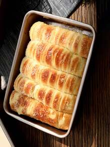 Thickened Golden Carbon Steel Non-Stick Square Baking Pan For Baking Cakes, Bread, Pastries, Cookies, One Piece - Gold - View 6