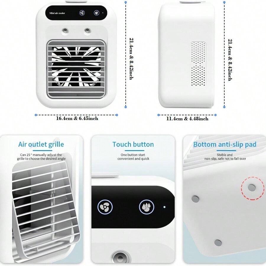 2024 Air Cooler Fan Portable Air Conditioner Mini Usb Rechargeable Air Conditioner Fan Shein Usa 2024 Air Cooler Fan Portable Air Conditioner Mini Usb Rechargeable Air Conditioner Fan Shein Usa