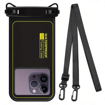 Upgrade Your Phone Protection! Waterproof Case Compatible With Iphone 14/13/12/11 Pro Max - Includes Removable Lanyard For Swimming & Surfing! Floating Waterproof Phone Bag, IPX8 Universal Waterproof Phone Case For Swimming Underwater Dry Bag Compatible With Iphone 15 Pro Max 14 Pro 13 12 11 Compatible With Samsung S23 S22 For Xiao Mi Etc, Max 6.9 Inch. Mobile Phone Waterproof Bag That Can Float For Men And Women Outdoor Beach Diving And Swimming