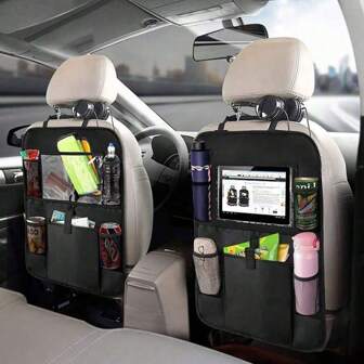 1 stuk Autozetel achterin Organizer Grote capaciteit Opbergtas Voor Autozetel achterin Schopmat Beschermer
