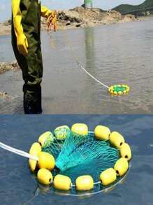 Outdoor-Angeln Anti-Verlust Fisch Wache und Schwimmer - Armeegrün - Übersicht 3