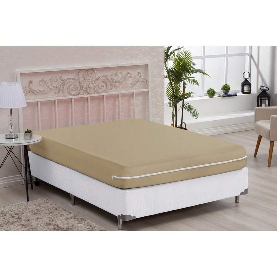 Mattress Protectors & Encasements - 米色 - 查看 1