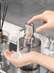 Bộ hộp đựng đồ dùng vệ sinh cá nhân phòng tắm 1 chiếc, bao gồm chai đựng sữa rửa mặt, dầu gội, sữa tắm, bột giặt, chai bơm rỗng và bình tạo bọt bằng nhựa đựng sữa rửa mặt và sữa tắm Trang trí phòng tắm tại nhà Trang trí mùa thu Trở lại trường - Nhiều màu - Xem 3