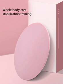 1pair Pink Yoga Slider For Pilates Abdominal Muscle Exercise With Quiet Core Training Fitness Sliding Board - Pink - View 6