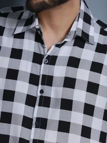 Men Shirts - 黑色 - 查看 6