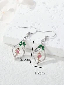 H Z JEWERLY 1 đôi Đúng mốt Pha lê Bông tai giọt nước , Vàng hồng & Mạ bạch kim , Hoàn hảo Đối với Quý cô Mặc hàng ngày Hoặc Như A Qủa tặng Đối với Gia đình Và Bạn - Nhiều màu - Xem 4