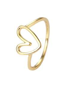 Anillo con adorno de corazón plata - Multicolor - Ver 3