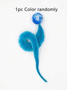 Elastic Ball Caterpillar Shaped Cat Toy For Self-Entertainment