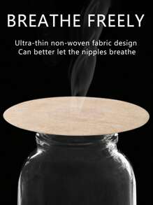 20 piezas/paquete Cubiertas desechables para pezones de tela no tejida (10 formas redondas y 10 formas de flor) diseñadas para hombres y mujeres para esconder los pezones, prevenir pellizcos y transparencia, mantener los senos encantadores y libres de sudor