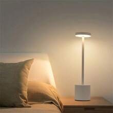 3-Color LED Creative Vintage Table Lamp With Dimmable Control, Metal Bar Shaped Decorative Lamp For Coffee Shop/Bar/Bedroom, USB Rechargeable And Adjustable Brightness Night Light - Multicolor - View 13