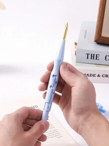 1pc DIY Poke Embroidery Needle, Needle Art  Tool For Hand Craft - Multicolor - View 2