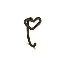 1PC Heart Nose Ring Stainless Steel Nose Piercing Body Jewelry Simply Style Daily Decoration - Heart - View 11