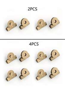 2/4入組古銅色磁扣，鐵質夾子，袋口邊夾，手提袋鈕扣，鈕扣袋，手提包製作配件，磁性手提包關閉扣件（尺寸14x3mm），學校用品，老師禮物，返校季老師用品