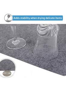 1pc Felt Shelf Liner, Quick Dry Waterproof Under Sink Mat Liner, Slip Resistant, Non-Adhesive, Absorbent Mats For Below Sinks, Durable Shelf Liners To Protect Cabinets - Grey - View 4