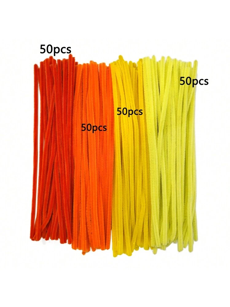 Kit Créatif Fleurs En Fil Chenille 400 Tiges - Loisirs Créatifs Enfants Et Adultes - 4 Couleurs Rose