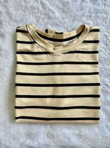 Women T-Shirts - 杏色 - 查看 1