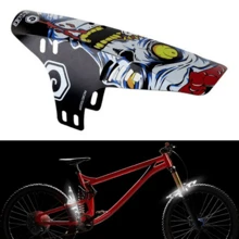 Dh/Am Mountain Bike Mudguard Front/Rear Fender Set, Suitable For Road Bikes And Fixed Gear Bikes - Black and White - View 5