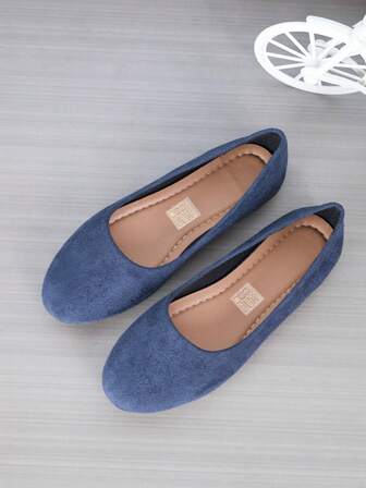 Women's Flat Slip-On Shoes, Non-Slip Work Shoes, Soft Sole, Suitable For Dancing And Mothers