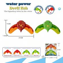 Kids Water Toys, Water Powered Inflatable Shark Animal Shaped Toys For Swimming Pool, Bath, Beach, Summer