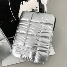 适用于平板电脑和电脑的加厚笔记本电脑包 - 防震时尚设计，适用于 11 英寸、13.3 英寸、14 英寸和 15.6 英寸设备 教师礼物 教师用品 教师包 感谢老师 大学包 大学用品 返校 学校用品 教师学校必需品 大学生 教室笔记本电脑包 教室包 教师储物包 教室整理包 - 銀色 - 查看 7