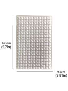 Một tờ 260 chiếc "Ins" Phong cách múa ba lê DIY Nửa vòng tròn Dây chuyền ngọc trai trắng Nhãn dán trang trí cho Gukka Tạp chí Album ảnh Trang trí quà tặng - trắng - Xem 10