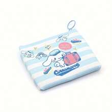 Sanrio 1Pc Cute Coin Purse Wallet Kawaii Cartoon Anime Key Pouch For Travel Storage Bag,Makeup Bag,Cosmetic Bag,Vacation Organizer,Large Capacity Makeup Organizer Makeup Case, For Lipstick, Brush, Skincare, Mobile Phone, Coin, Small Items, For Home,Gift,Vacation And Festival Halloween Christmas Multifunctional Use