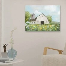 1 Miếng Già Trắng Kho thóc tranh sơn dầu In Treo tranh Vui Heo con Và Chanh Trái cây Lá Chi nhánh Rustic Nhà nông Trang trí Đầy màu sắc Hoa Quốc gia Phong cảnh Bức tranh Đối với Phòng khách Phòng ngủ Văn phòng Đồ trang trí Ngày lễ Mẹ Món quà Không có khung - Nhiều màu - Xem 3