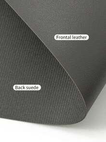 深灰色桌垫，皮革桌垫，适用于书写、办公室工作、笔记本电脑和游戏鼠标 - 深灰色 - 查看 6