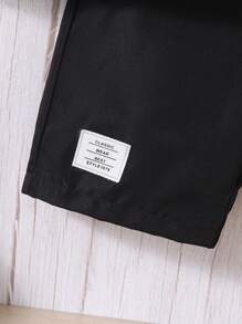Young Boy Summer Casual Letter Print Short Sleeve T-Shirt And Shorts