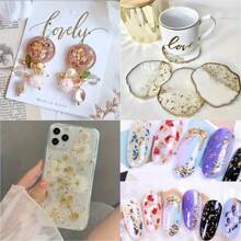 100 sztuk Metaliczny Miedź Liść Luksusowy Złoto Połysk Sztuka , Scrapbooking , I Dom Dekoracje - Złoto - Zobacz 9