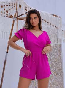 Women Bodysuits - 玫瑰紅 - 查看 1