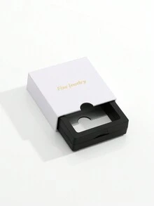 2入組簡約風格s925純銀方形耳針,男女皆宜,適用於日常使用和穿刺耳保養 - 方形 - 查看 4