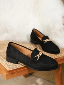 Women's Fashion Loafers, New Design Slip-On Flats, Comfortable Loafers, Versatile Soft-Sole Work Shoes
