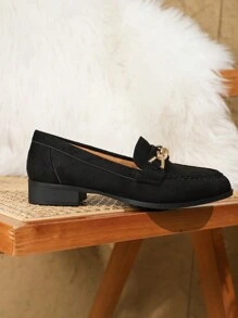 Women's Fashion Loafers, New Design Slip-On Flats, Comfortable Loafers, Versatile Soft-Sole Work Shoes