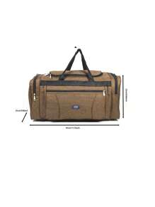 男女通用旅行手提包，男士大容量周末旅行包，健身运动包，过夜包，返校旅行包，露营邮轮必备包，徒步背包，返校夏季包，学习用品包，学习用品 - 棕色 - 查看 5