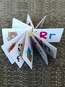 Bộ thẻ từ vựng tiếng Anh thông dụng cho trẻ em Trò chơi trí nhớ Montessori Thẻ quà tặng Đồ dùng dạy tiếng Anh mẫu giáo Thẻ đồ chơi (Hình tròn cố định Màu ngẫu nhiên) Trường học, Học sinh, Văn phòng phẩm, Đồ dùng học tập - Nhiều màu - Xem 6