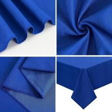 6 Pack Polyester Tablecloth 60 X 102 Inch  Polyester Table Cloth For 6 Foot Rectangle Tables, Stain And Wrinkle Resistant Washable Table Cover For Kitchen Wedding Banquet Restaurant Party Outdoors Camp Out Picnic Multiple Colors,Weddings Graduation Season Outdoor Events Entertain Guests - Royal Blue - View 5