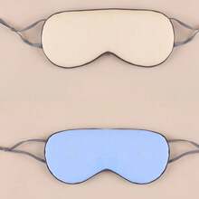 1入組韓式冰絲睡眠眼罩冷敷眼罩,可調節的旅行遮光透氣 - 8# - 查看 6